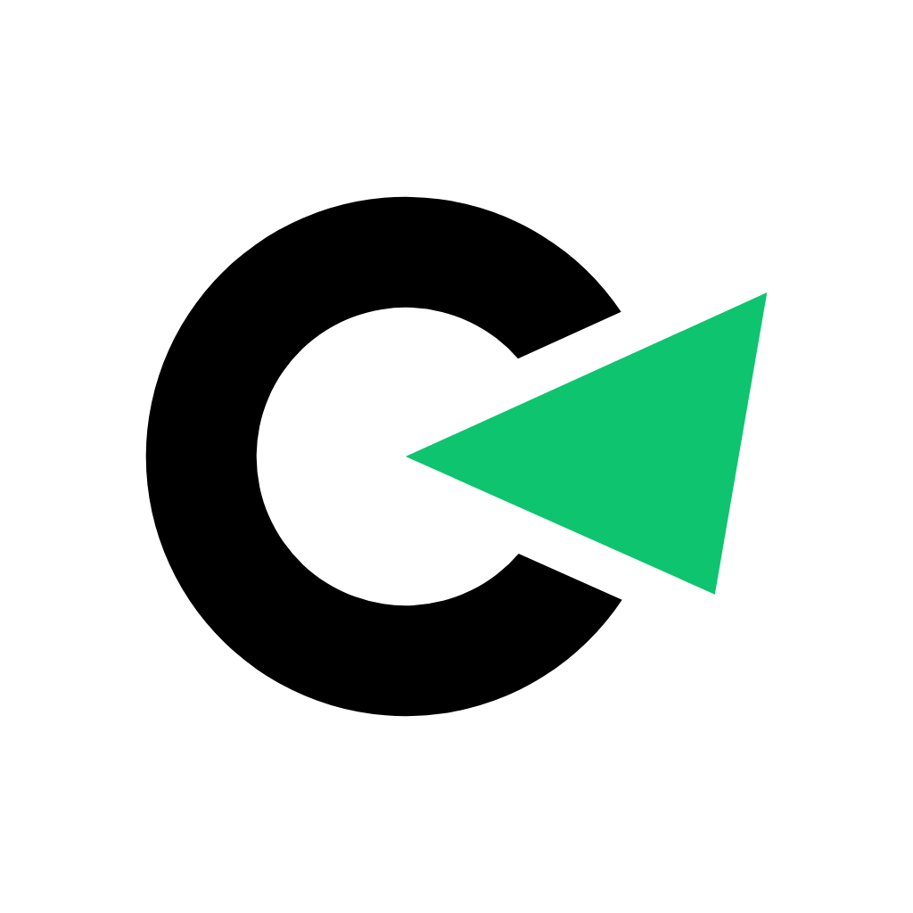 Candilia symbol: the C and the green triangle