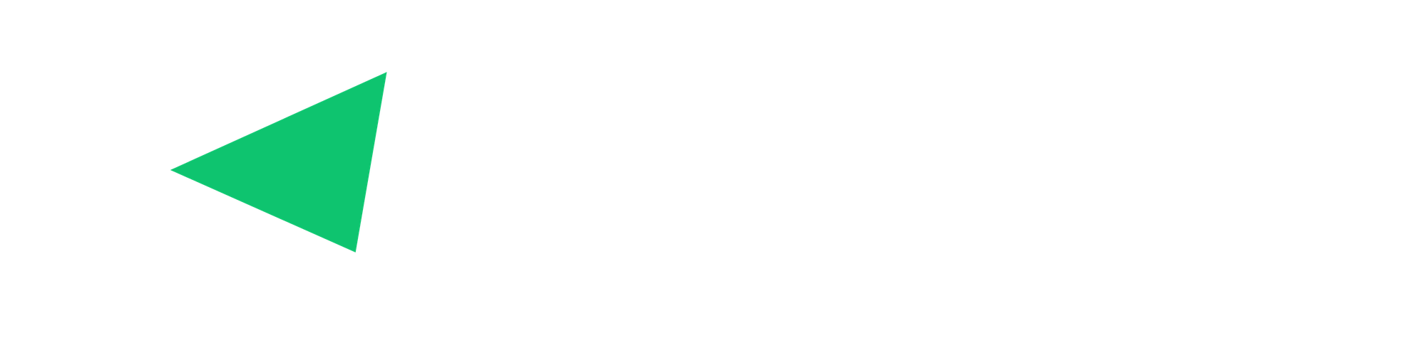 Candilia logo in white and green, for dark backgrounds